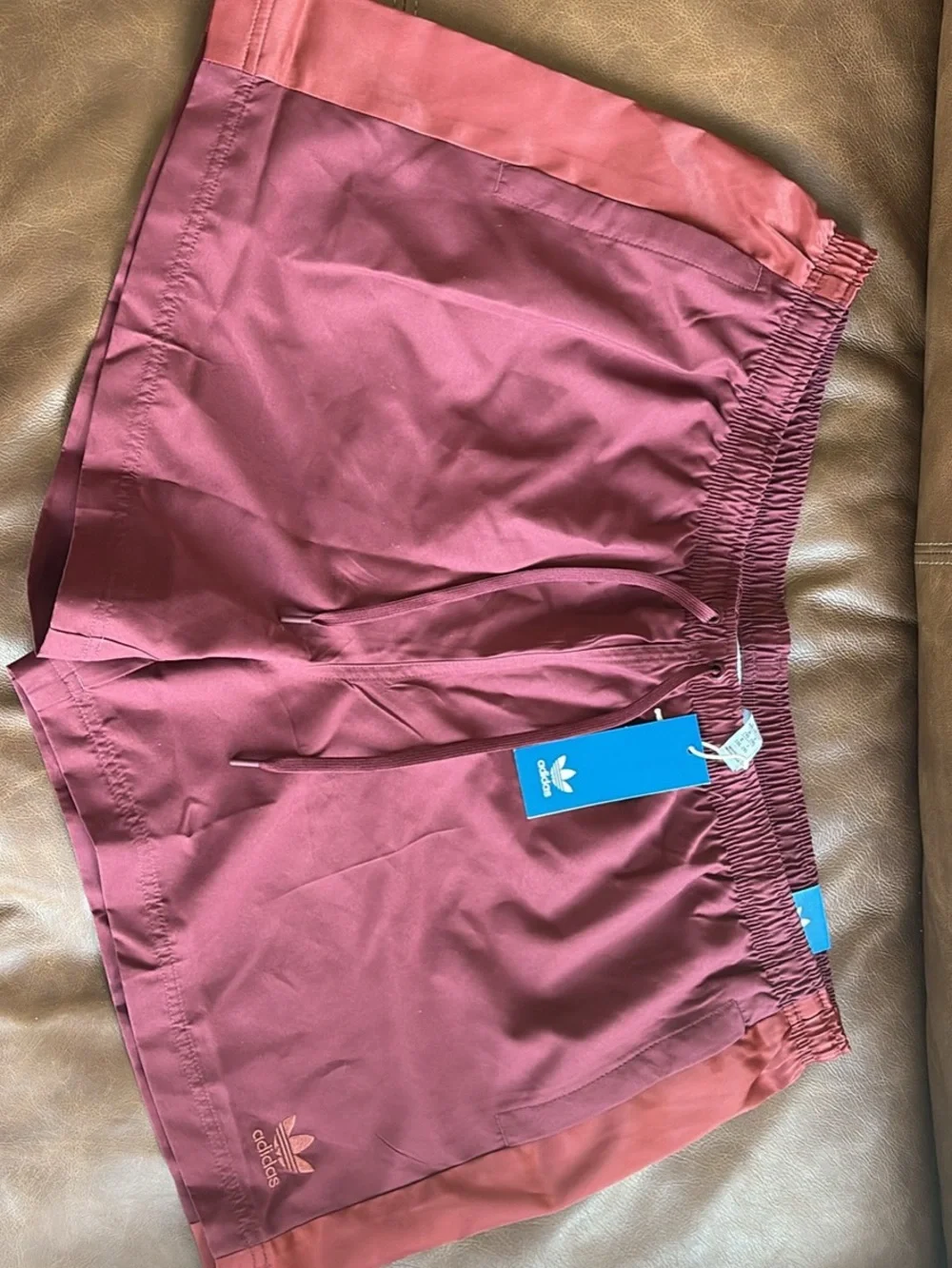 Adidas 5” inseam swim shorts